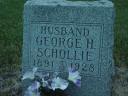 George Schollie Tombstone