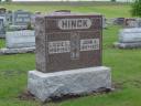 John and Lizzie Hinck Tombstone